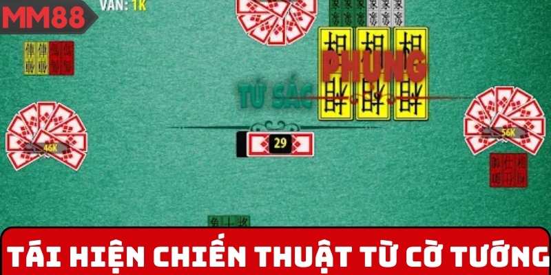 Tứ Sắc là loại hình tái hiện chiến thuật từ cờ tướng
